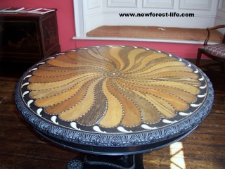 New Forest Breamore House Inlaid Table